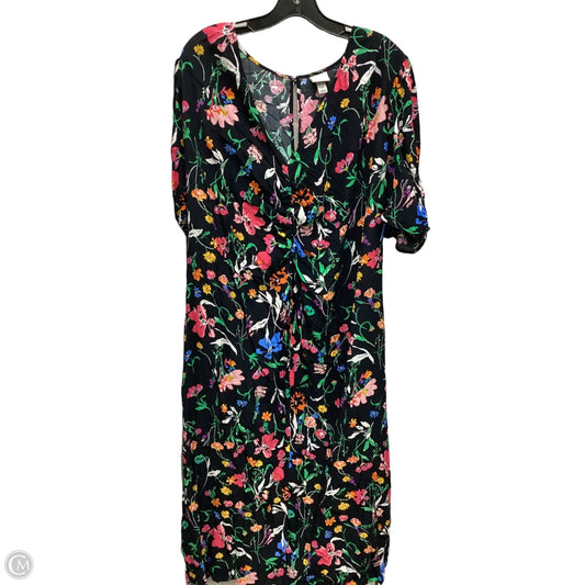 Dress Casual Maxi By A New Day In Floral Print, Size: 2x