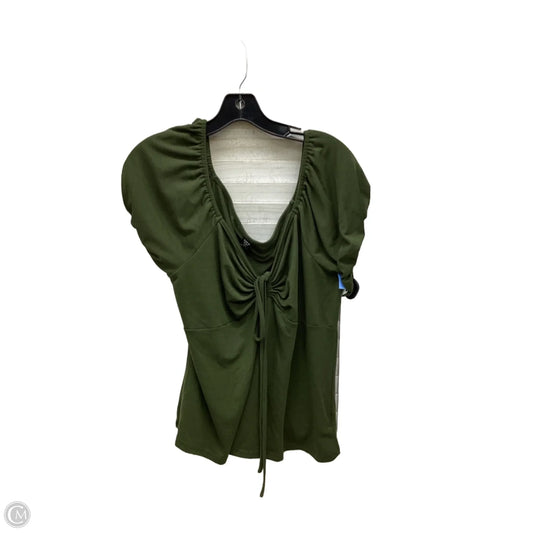 Top Short Sleeve By Shein In Green, Size: 2x