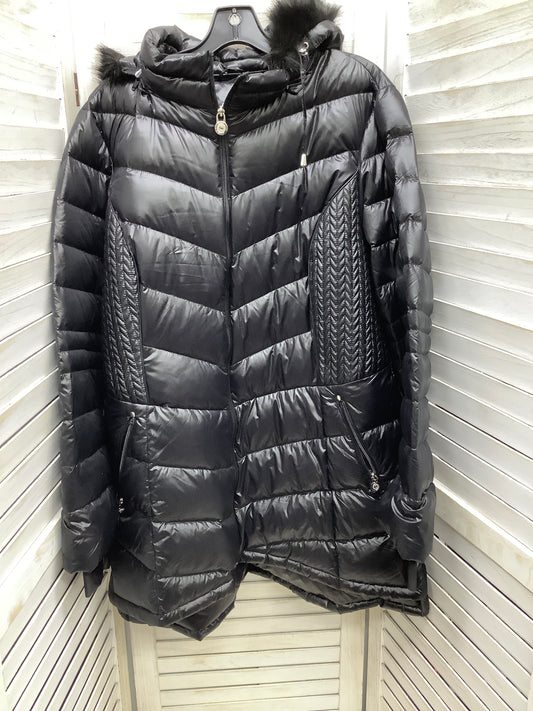 Coat Puffer & Quilted By Clothes Mentor In Black, Size: 1x