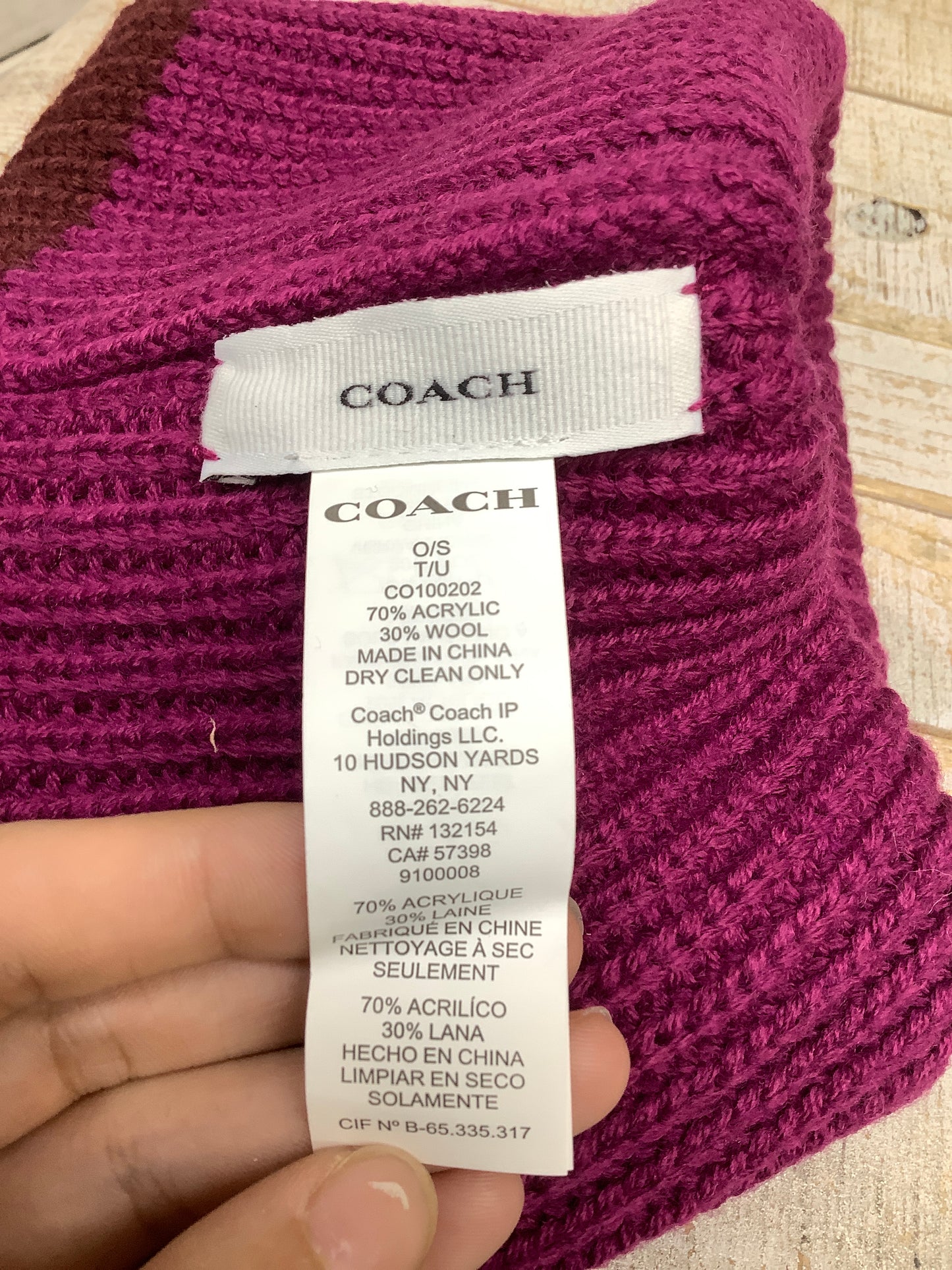 Hat Beanie By Coach