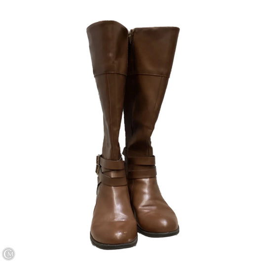 Boots Knee Flats By Arizona In Brown, Size: 9