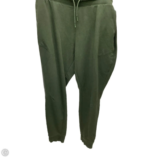 Pants Joggers By Clothes Mentor In Green, Size: Xxl