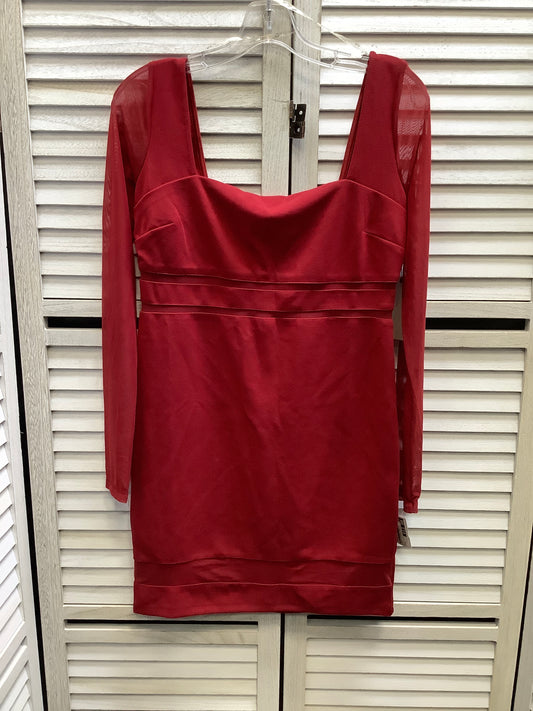 Dress Casual Midi By Iris In Red, Size: L