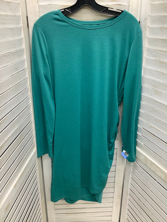 Dress Casual Midi By Clothes Mentor In Teal, Size: L