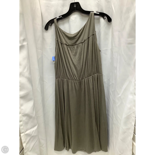 Dress Casual Midi By Loft In Grey, Size: M
