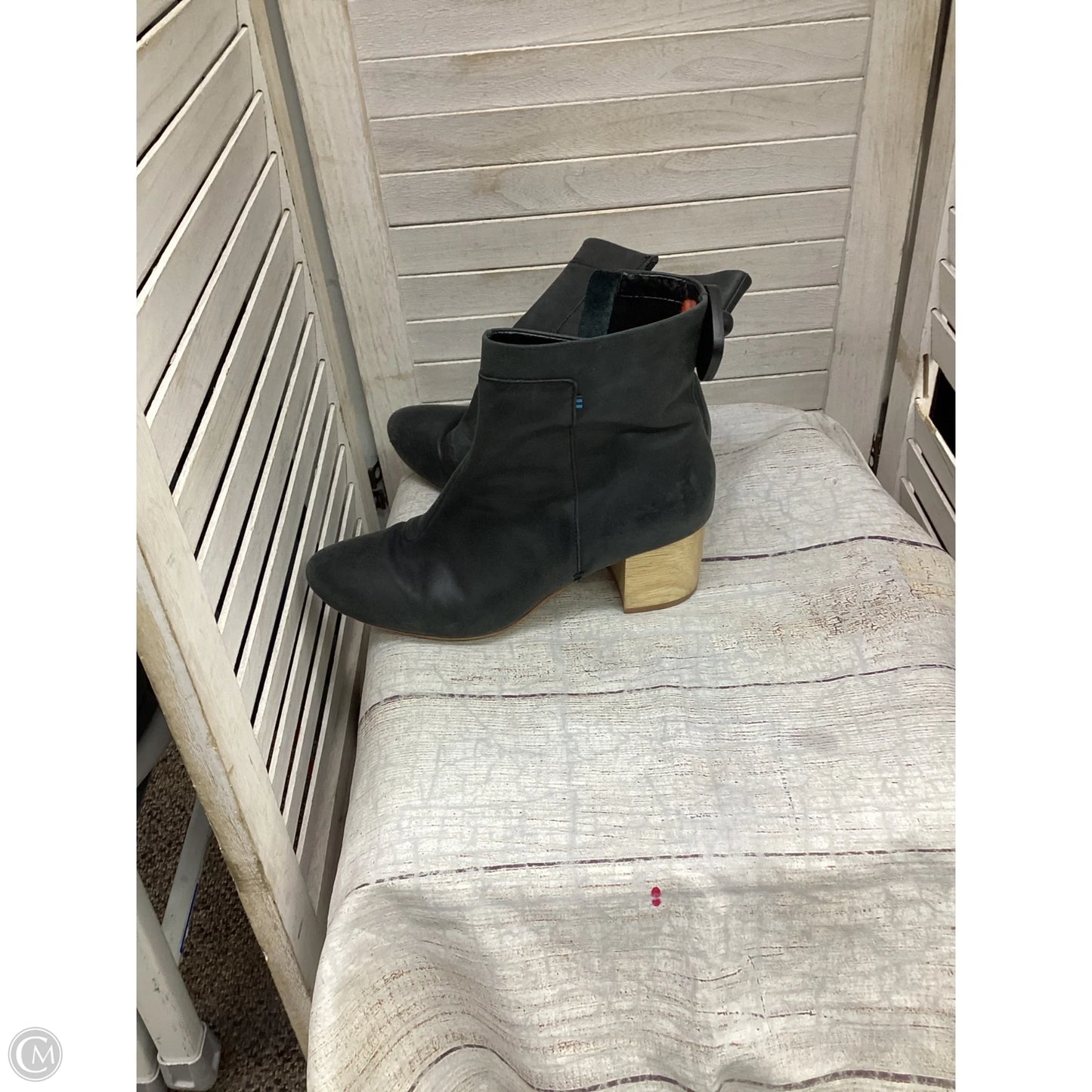 Boots Ankle Heels By Lucky Brand In Black, Size: 9.5