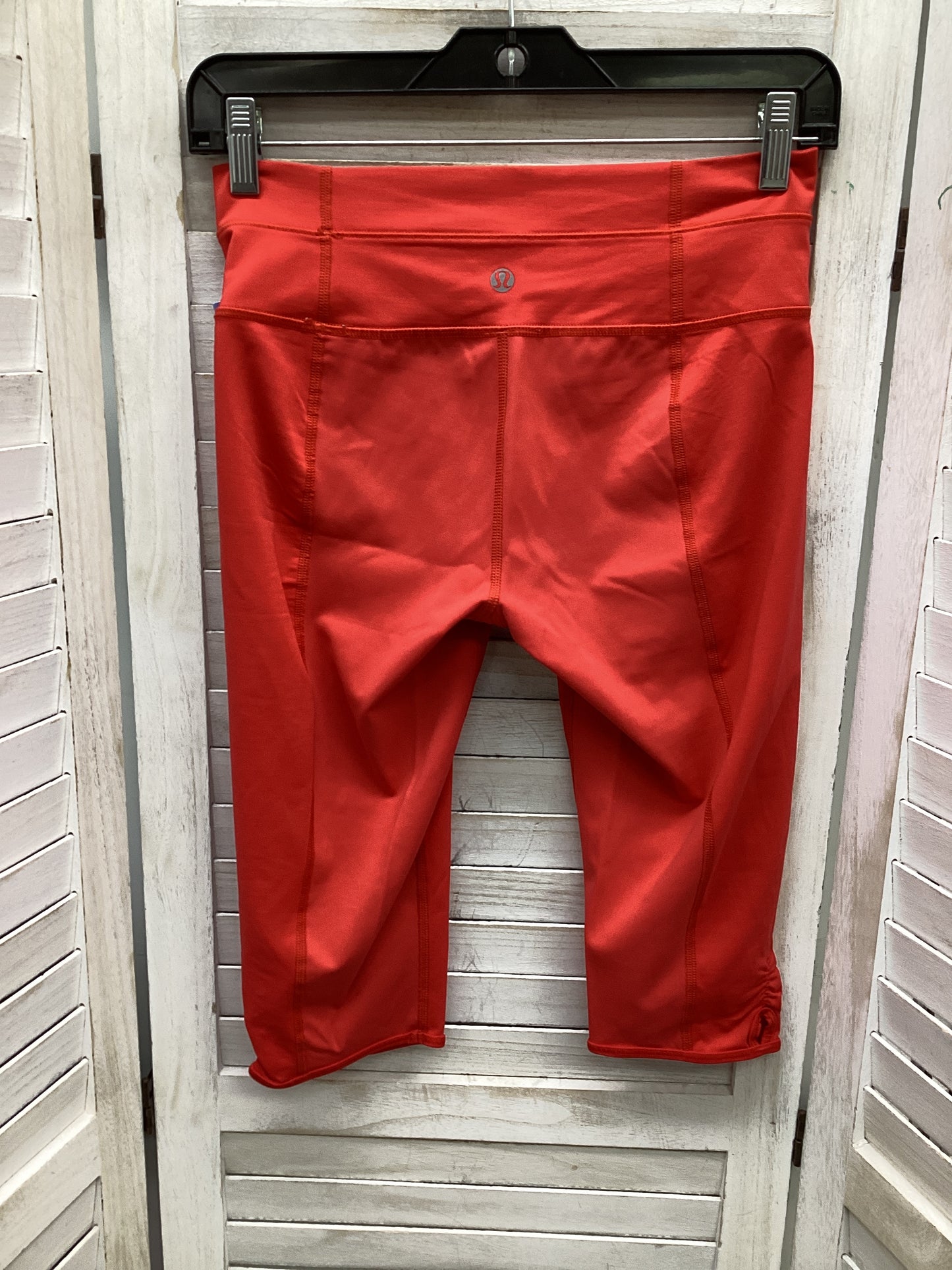 Athletic Leggings By Lululemon In Red, Size: 2