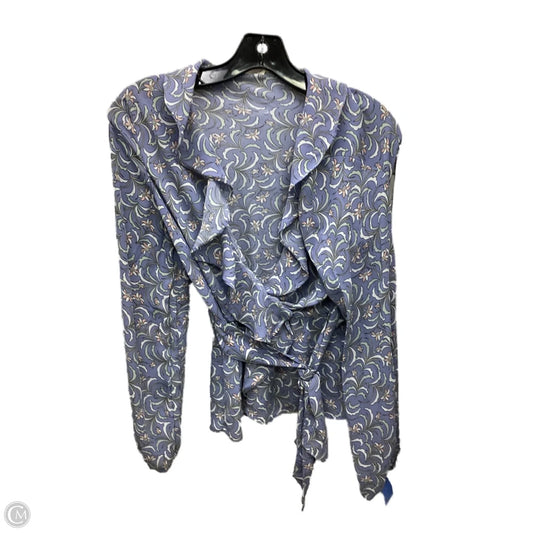 Top Long Sleeve By Max Studio In Floral Print, Size: M