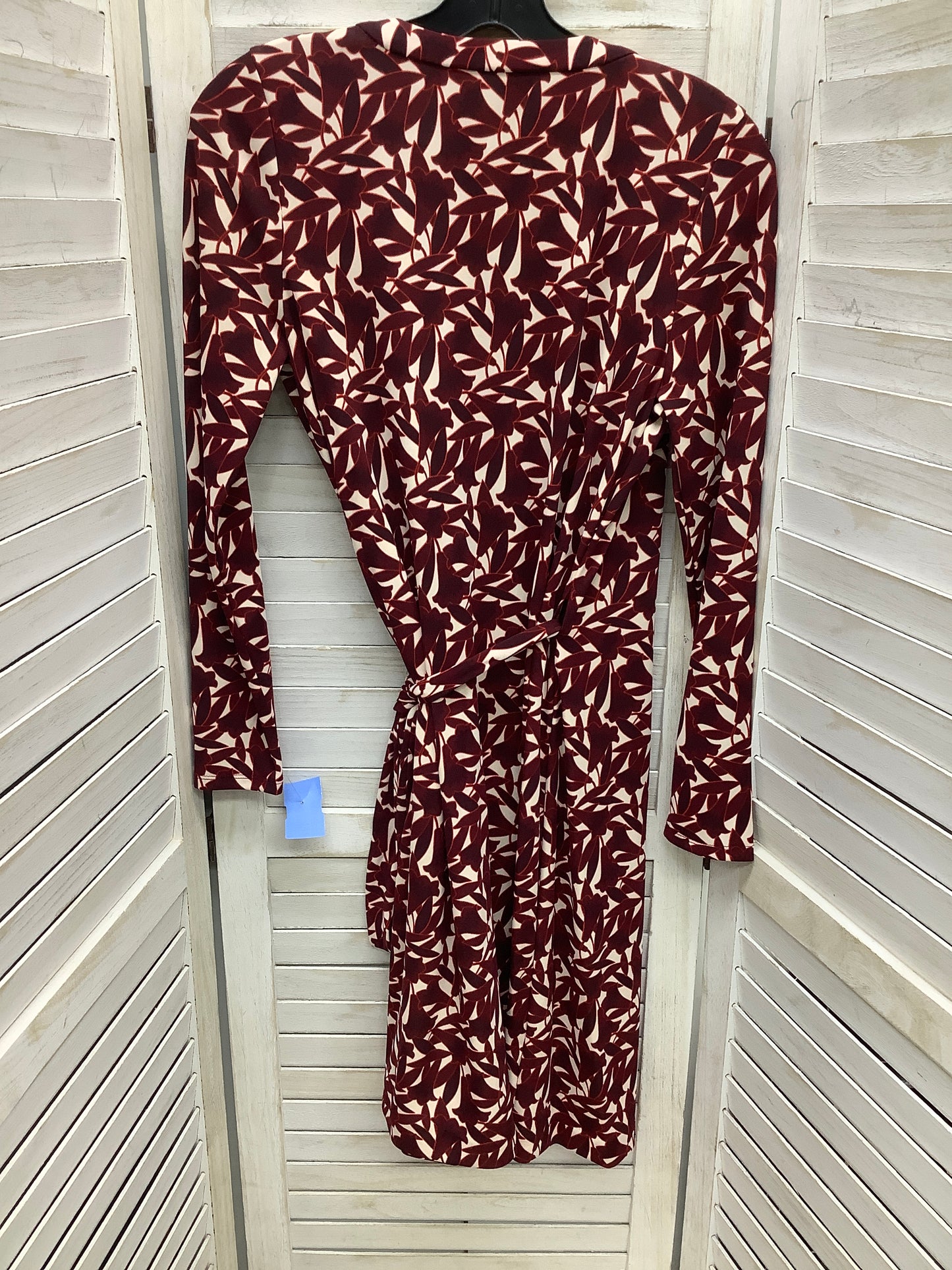 Dress Casual Midi By Ann Taylor In Red, Size: 8