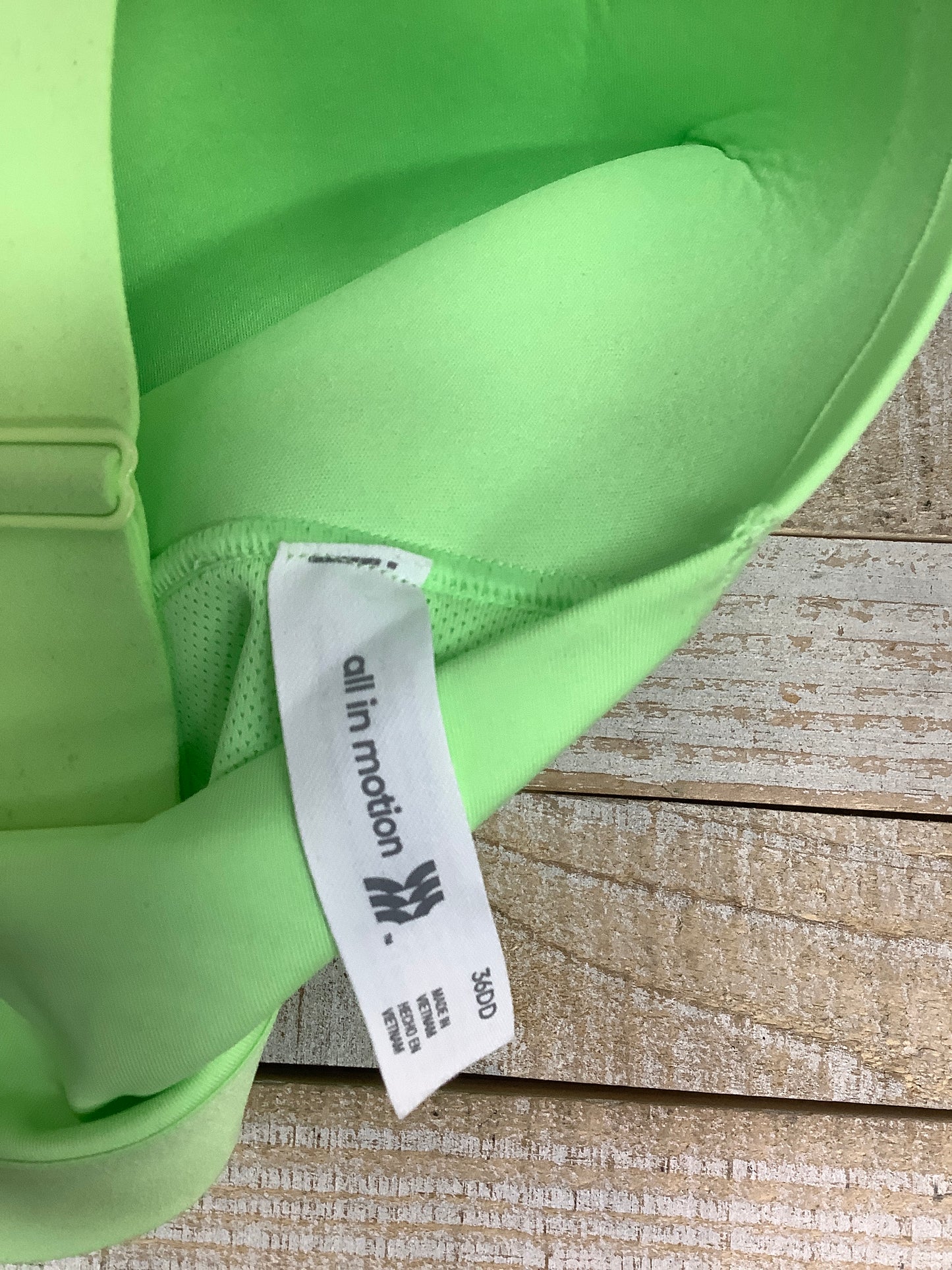 Athletic Bra By All In Motion In Green, Size: M