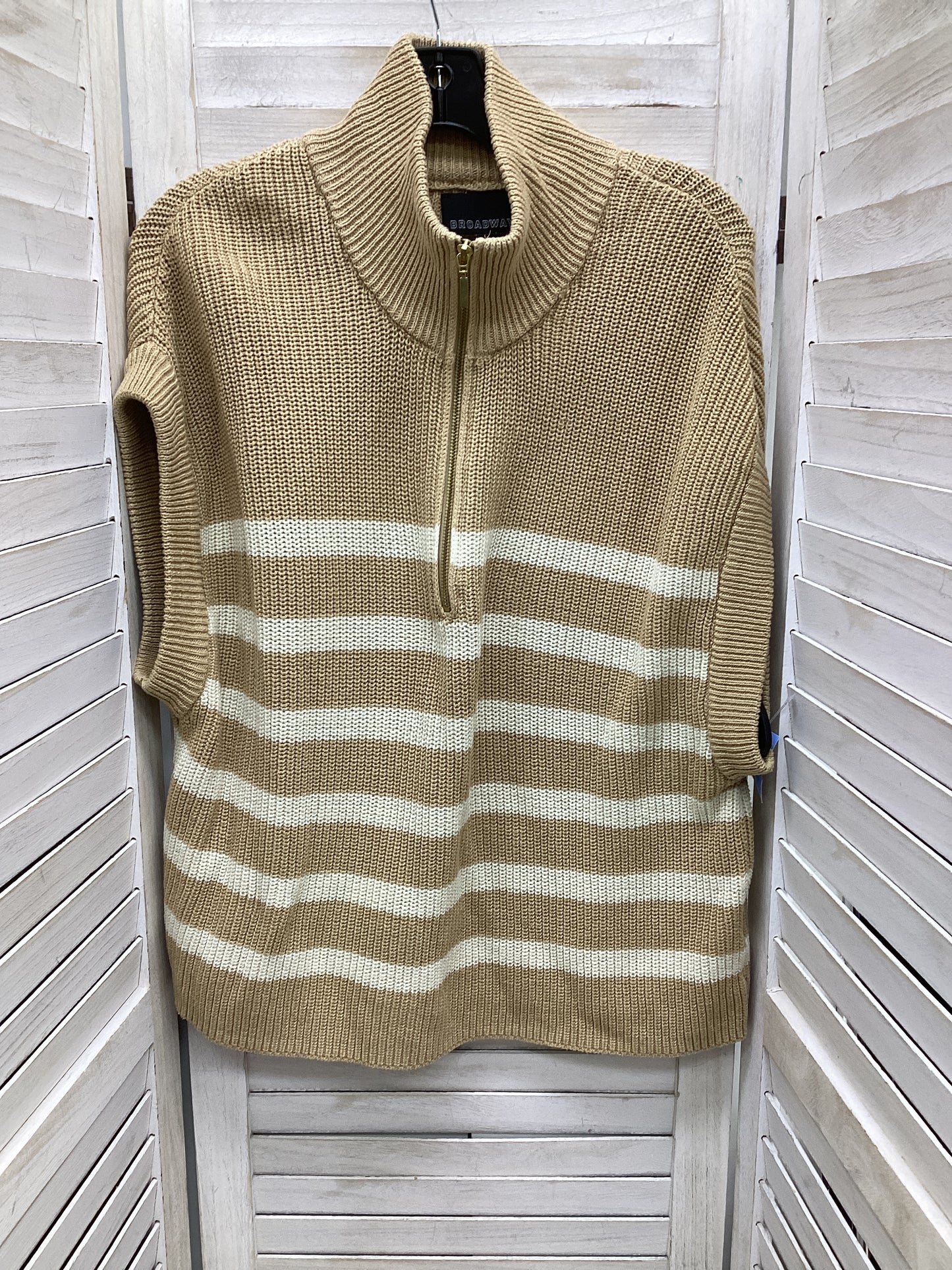 Sweater By Broadway Baby In Striped Pattern, Size: L