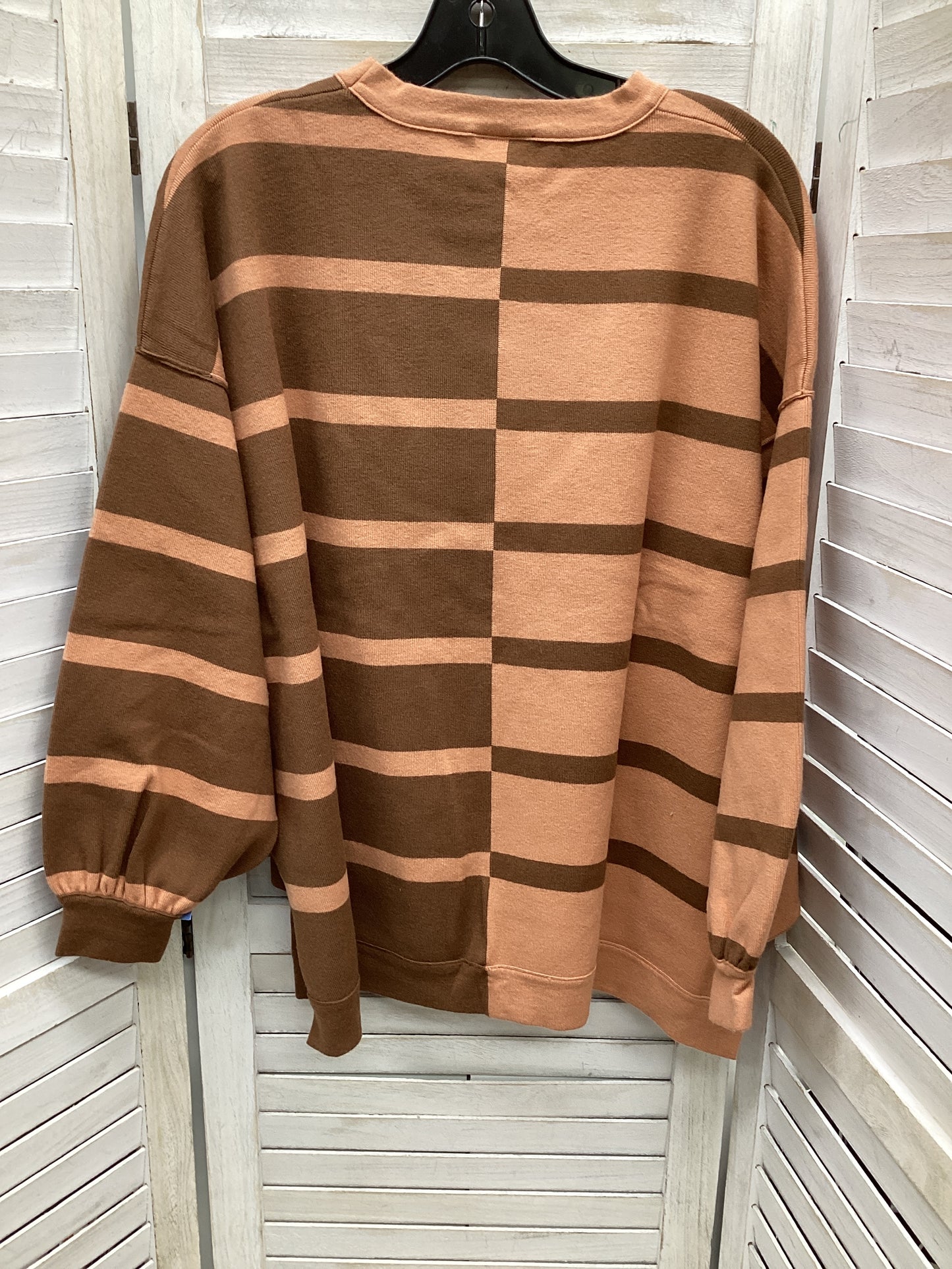 Sweater By Clothes Mentor In Striped Pattern, Size: S