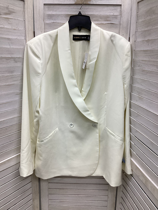 Blazer By Clothes Mentor In Cream, Size: Xl