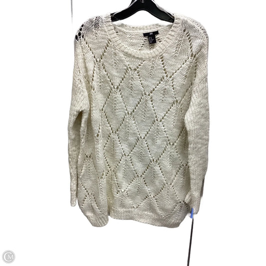 Sweater By H&m In Cream, Size: Xs