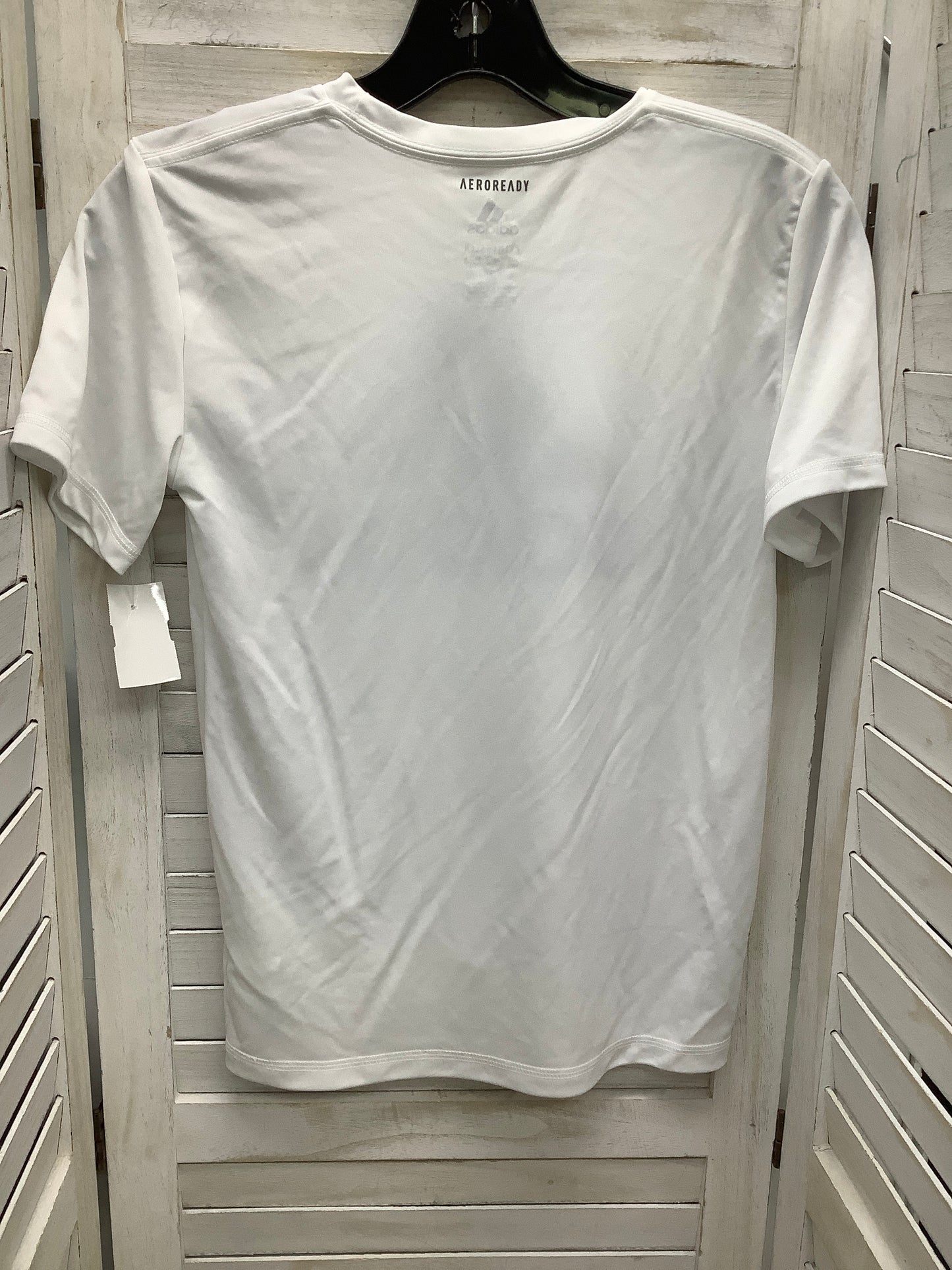 Top Short Sleeve By Adidas In White, Size: Xs