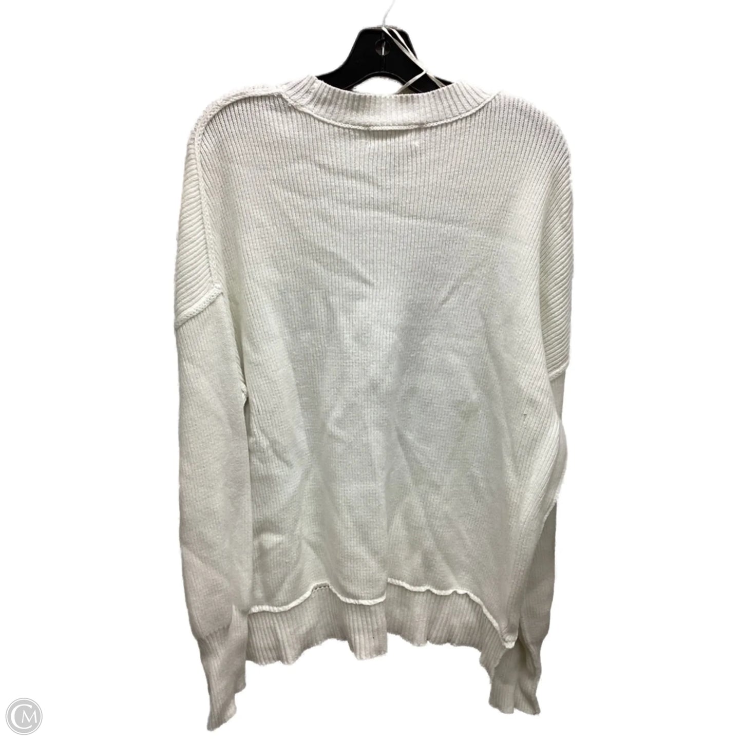 Sweater By Jessica Simpson In White, Size: Xl