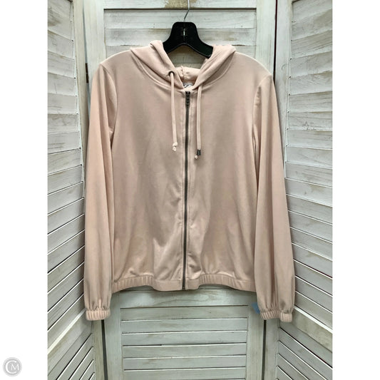 Jacket Fleece By Cable And Gauge In Pink, Size: M