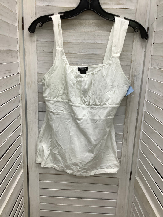 Top Sleeveless By Ann Taylor In White, Size: S