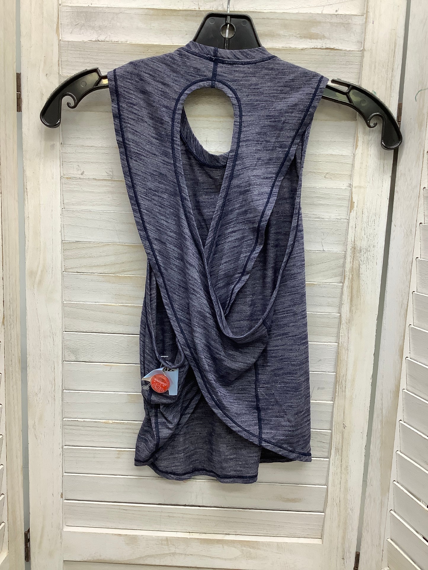 Athletic Tank Top By Lululemon In Navy, Size: Xs