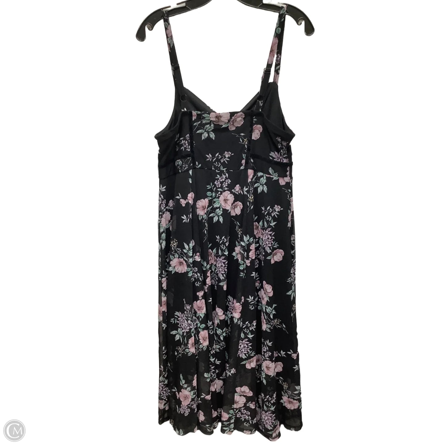 Dress Casual Midi By Torrid In Floral Print, Size: L