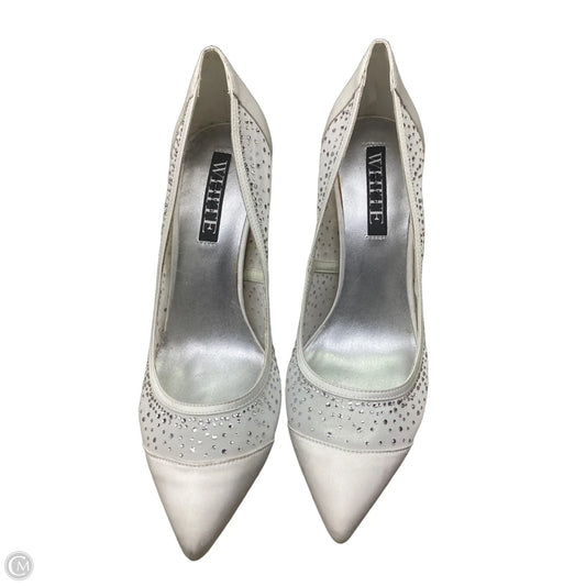 Shoes Designer By Vera Wang In White, Size: 10