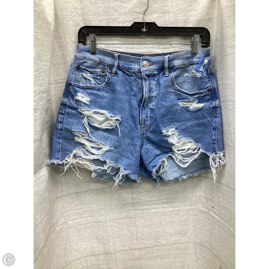 Shorts By American Eagle In Blue Denim, Size: 8