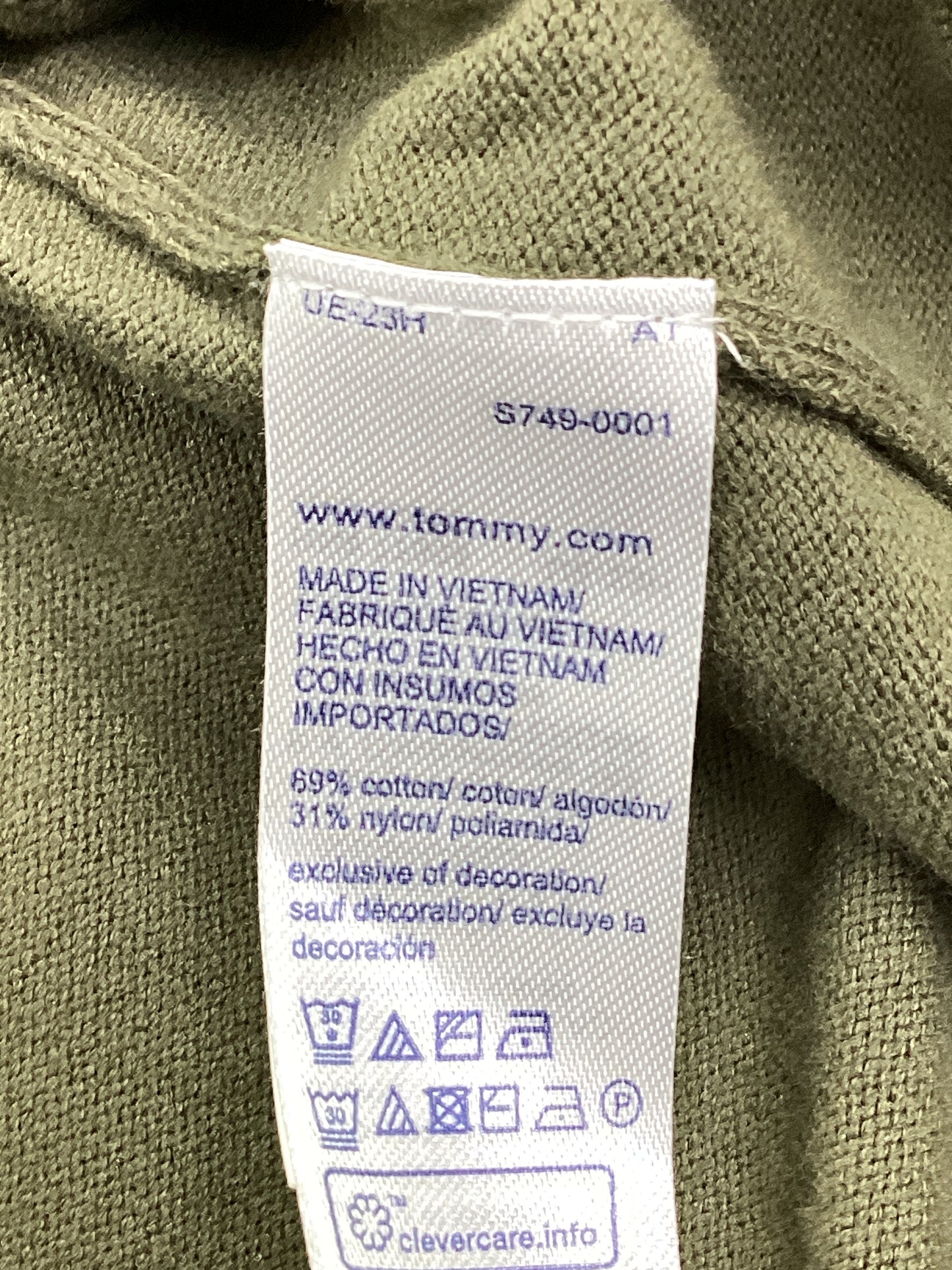 Sweater By Tommy Hilfiger In Green, Size: L