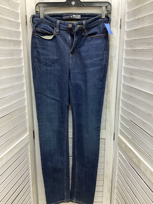 Jeans Boot Cut By Carhartt In Blue Denim, Size: 12