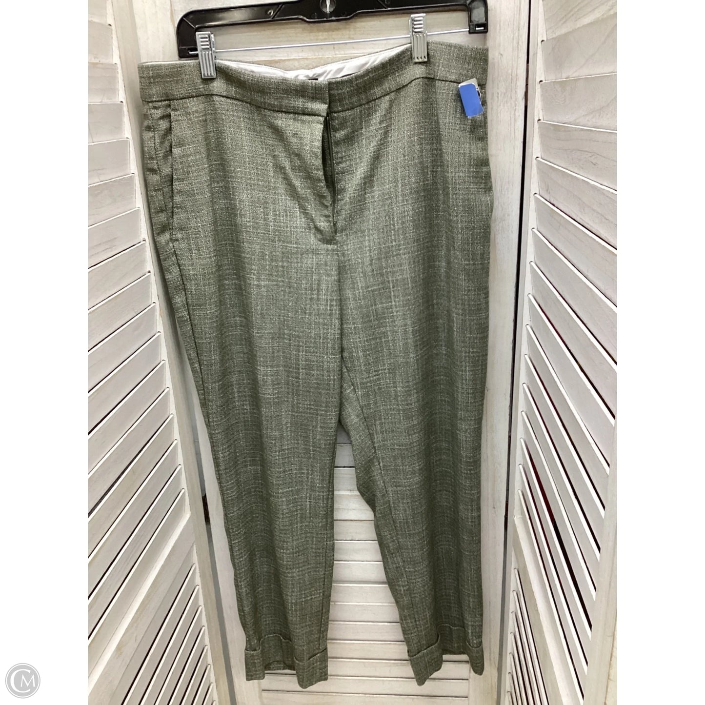 Top Long Sleeve By White House Black Market In Grey, Size: M