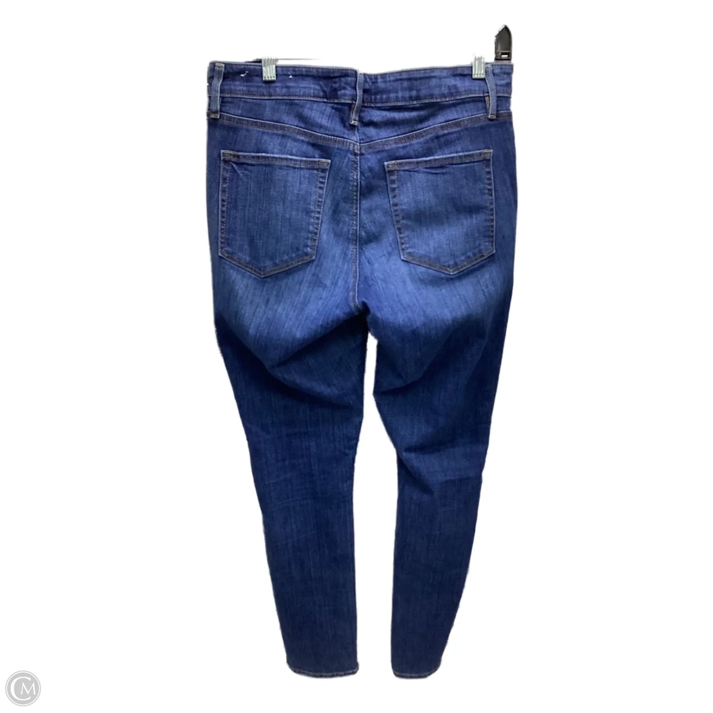 Jeans Skinny By Loft In Blue Denim, Size: 10