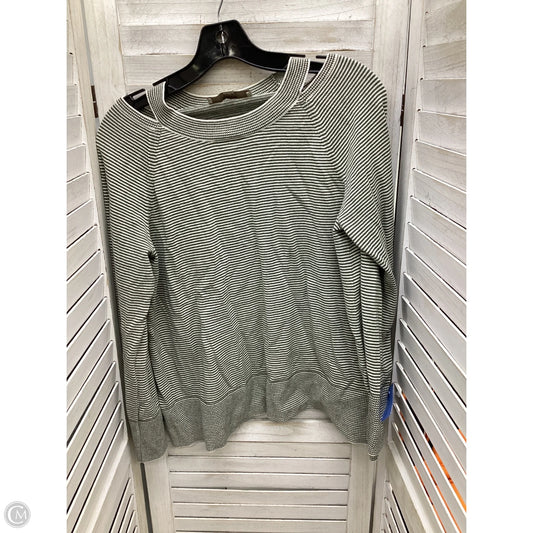 Sweater By Loft In Striped Pattern, Size: M