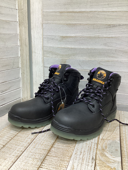 Boots Hiking By Clothes Mentor In Black & Purple, Size: 6