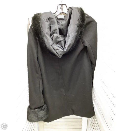 Coat Faux Fur & Sherpa By New Look In Black, Size: S