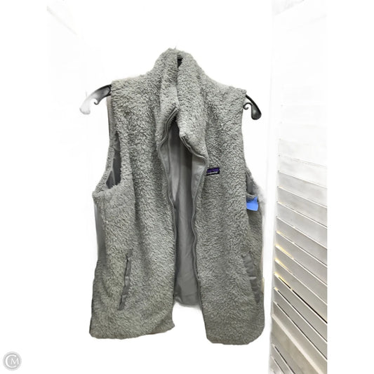 Vest Faux Fur & Sherpa By Patagonia In Grey, Size: Xl