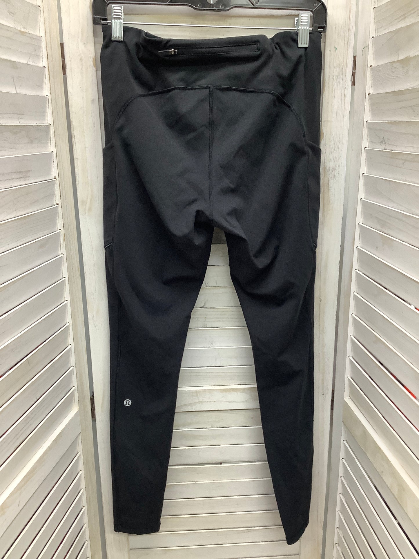 Athletic Leggings By Lululemon In Black, Size: 10