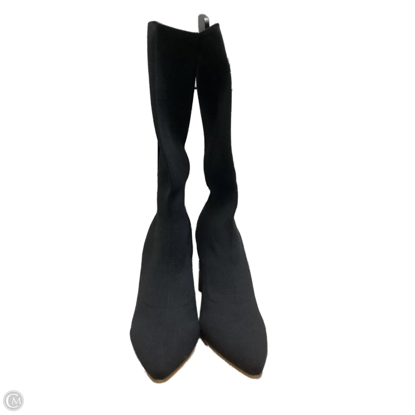 Boots Ankle Heels By Shein In Black, Size: 8