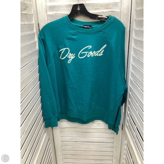 Sweater By Clothes Mentor In Teal, Size: S