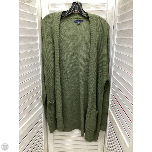 Cardigan By American Eagle In Green, Size: Xs