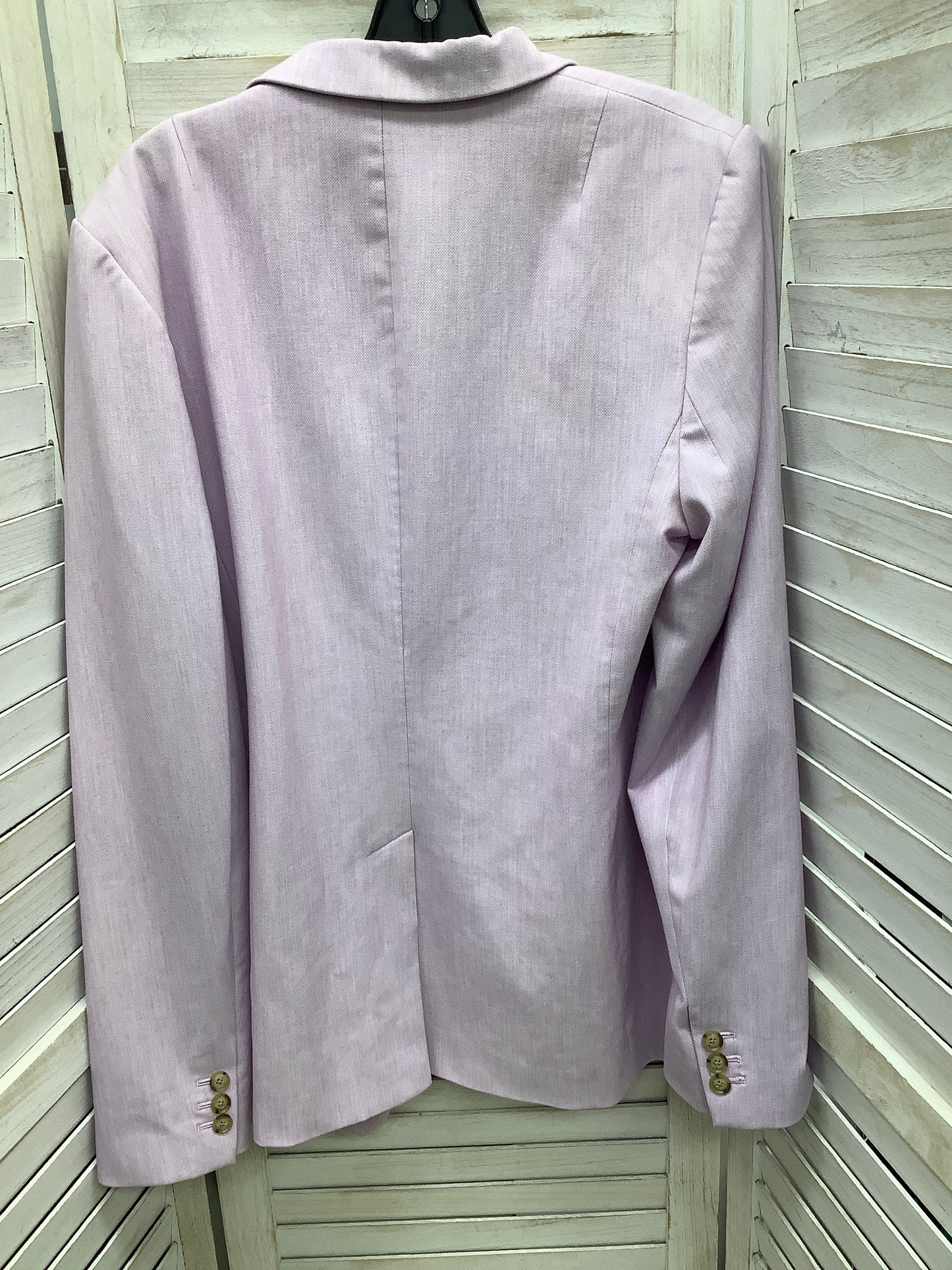 Blazer By Banana Republic In Purple, Size: 16