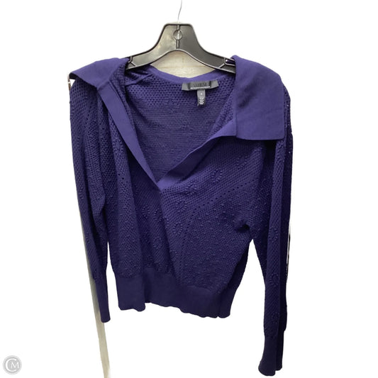 Top Long Sleeve By White House Black Market In Navy, Size: S