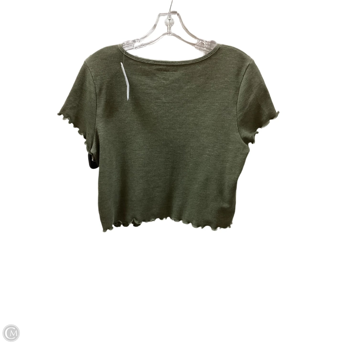 Top Short Sleeve By American Eagle In Green, Size: L