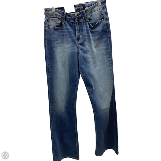 Jeans Flared By Calvin Klein In Blue Denim, Size: 8