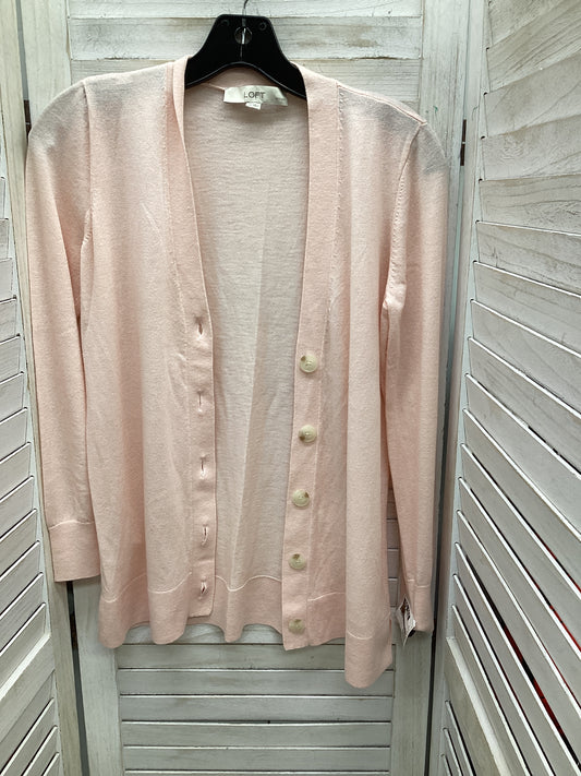 Cardigan By Loft In Pink, Size: M