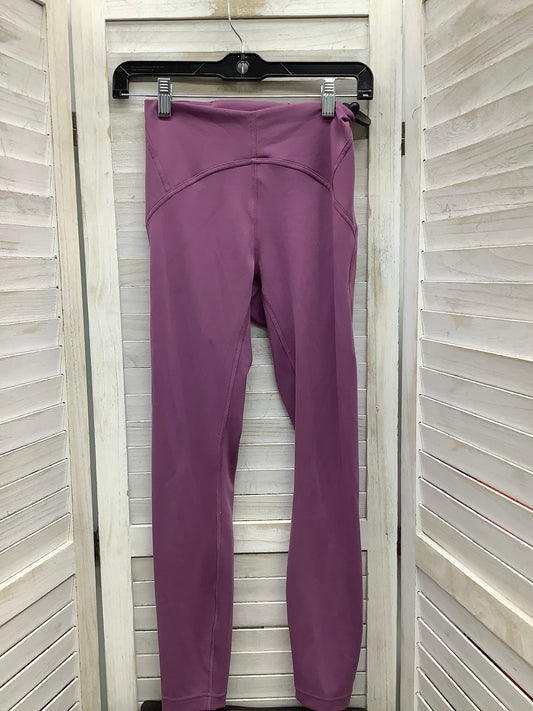 Athletic Leggings By Lululemon In Purple, Size: 0