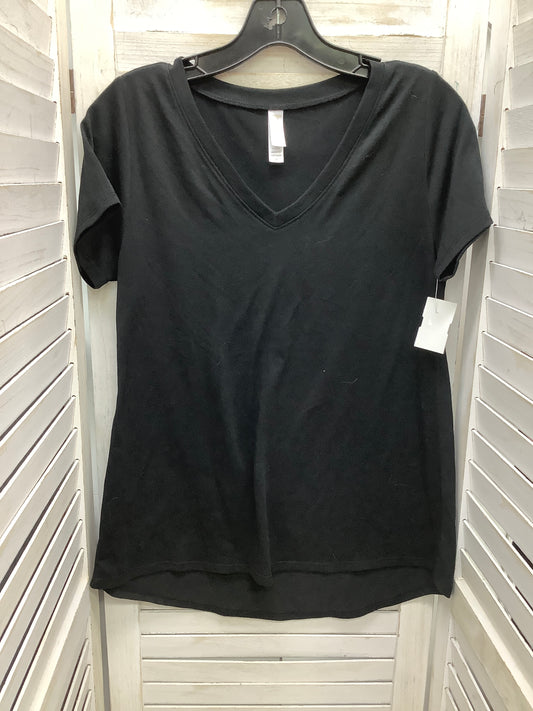 Top Short Sleeve By Lularoe In Black, Size: Xs