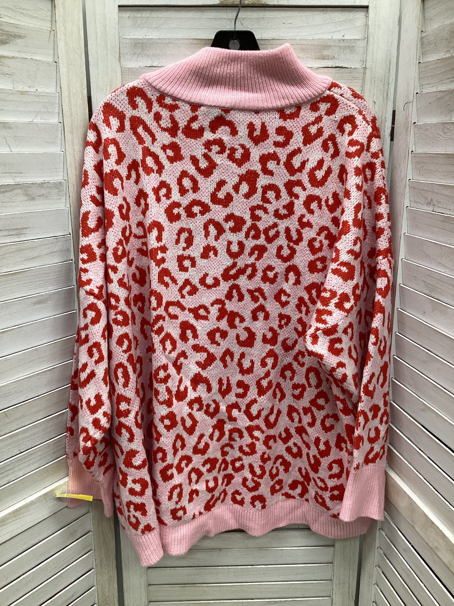 Sweater By Crown And Ivy In Pink & Red, Size: Xl