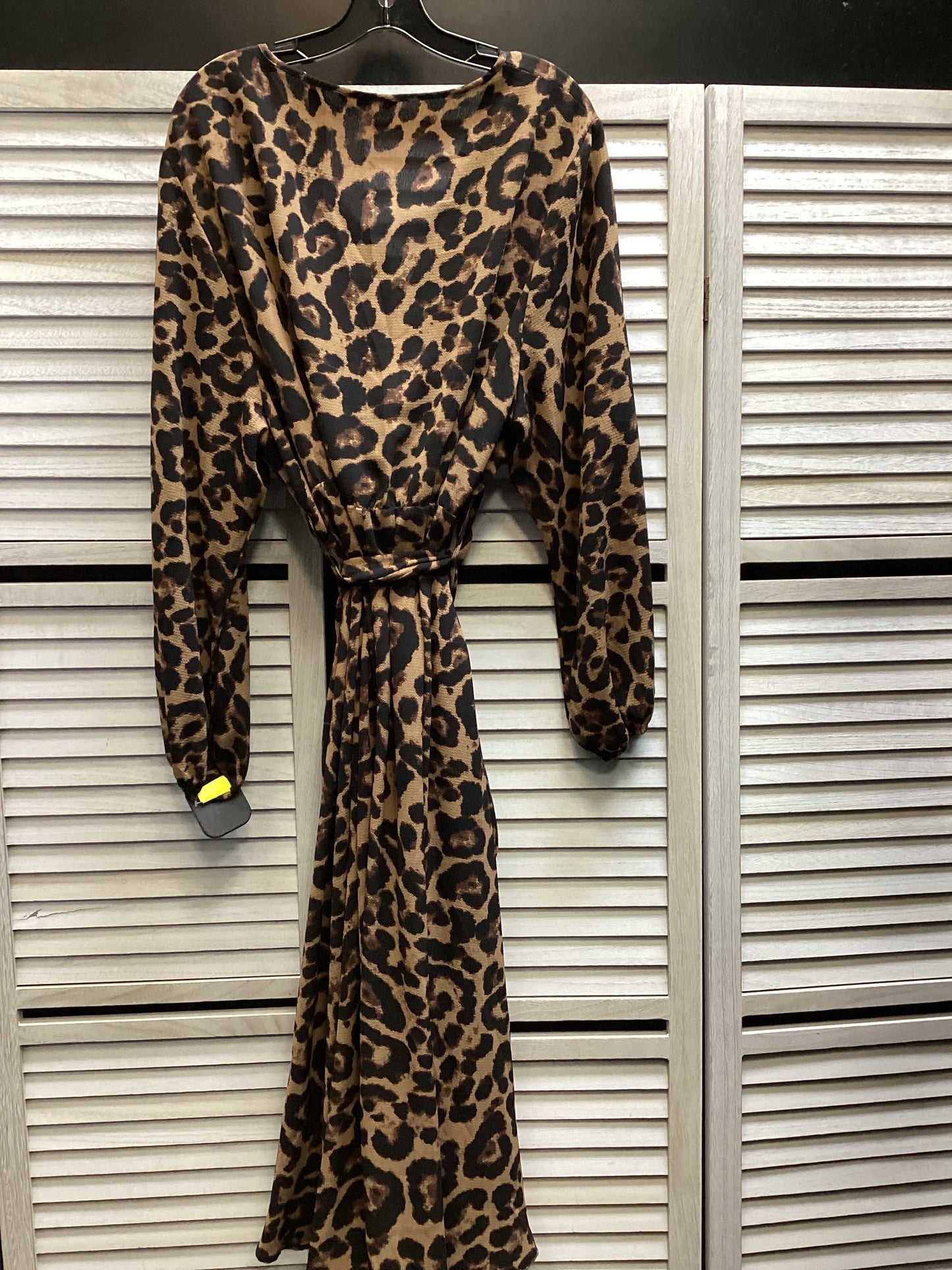 Dress Casual Maxi By Clothes Mentor In Animal Print, Size: 22