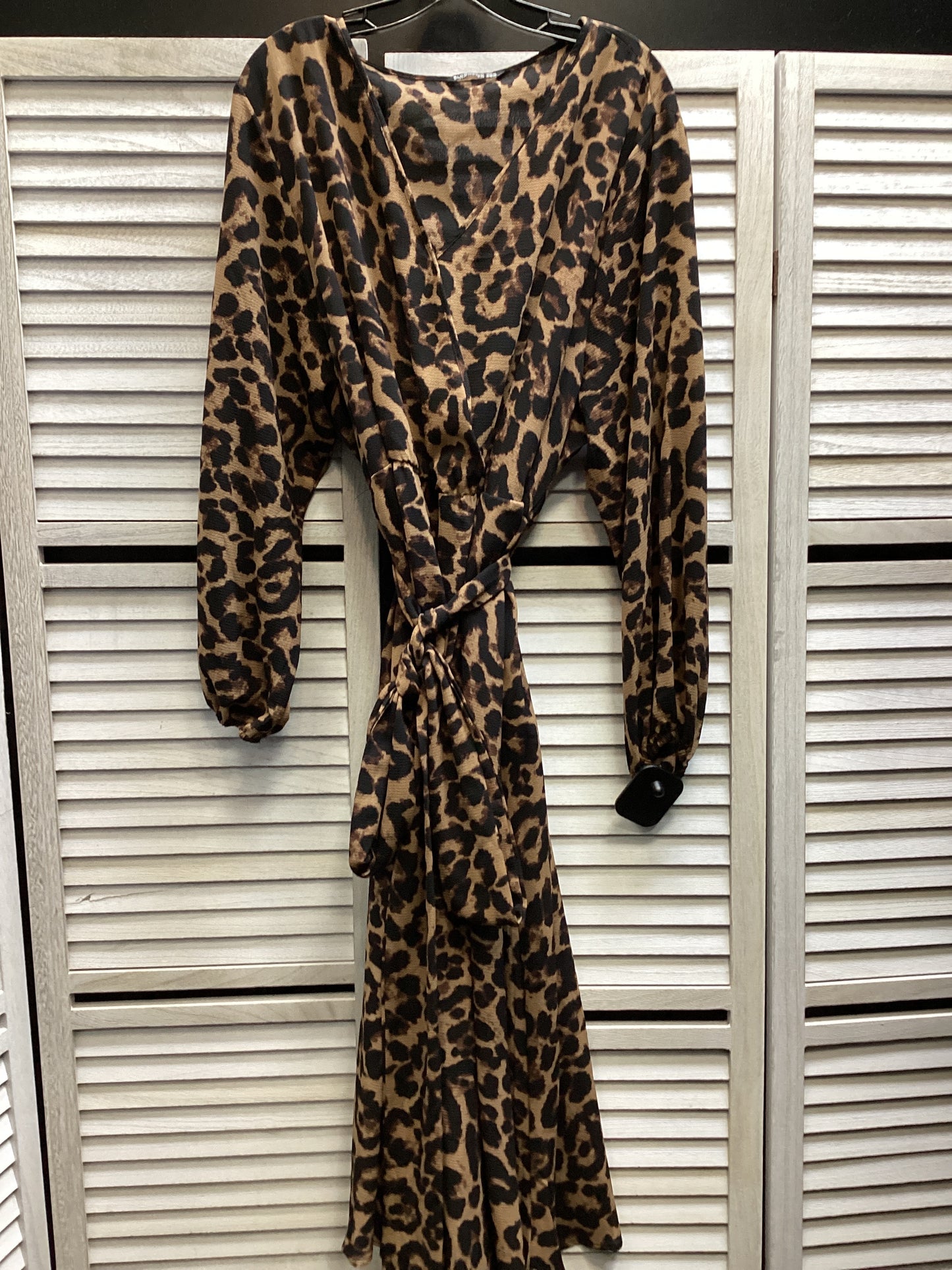 Dress Casual Maxi By Clothes Mentor In Animal Print, Size: 22