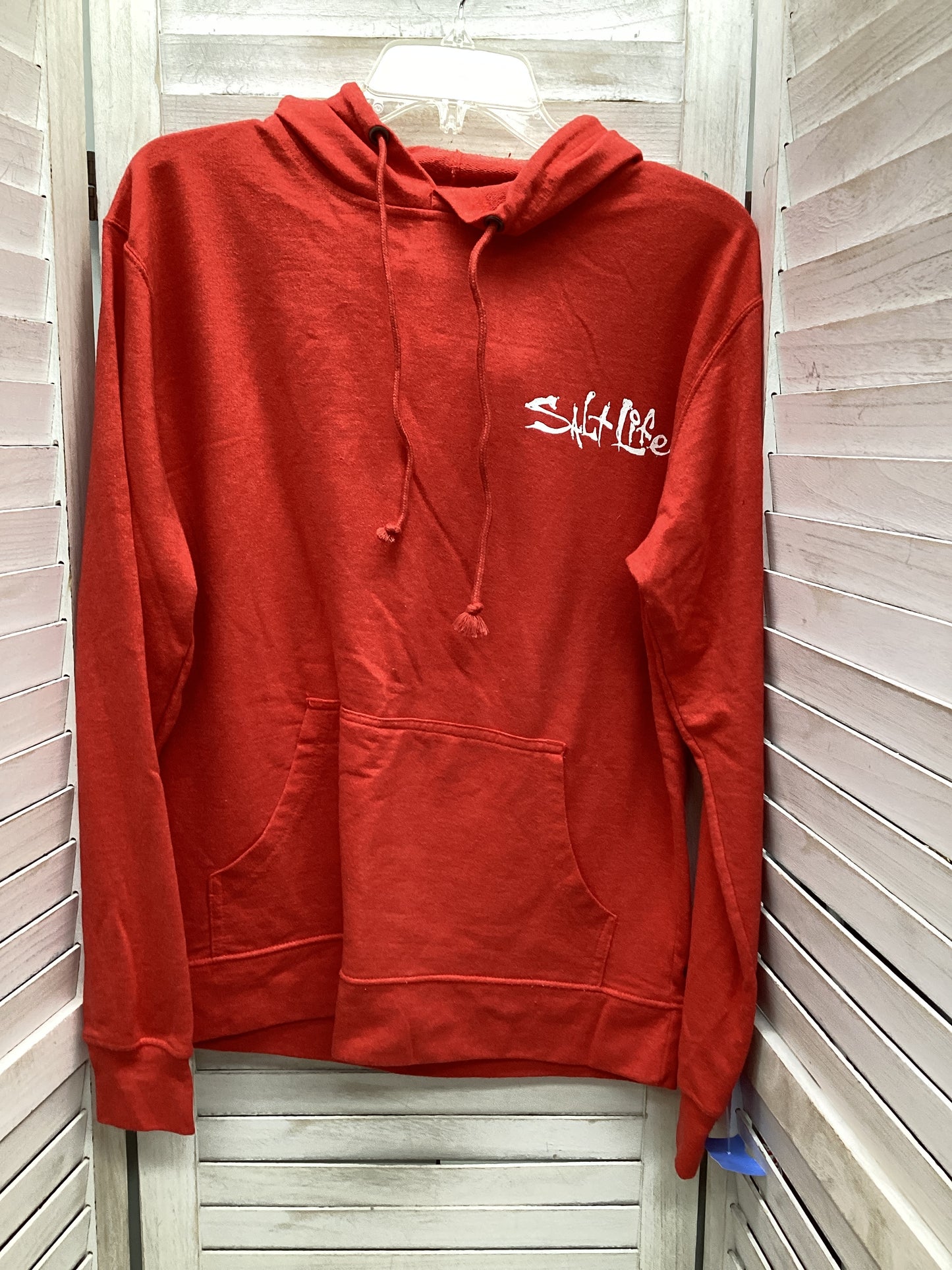 Sweatshirt Hoodie By Clothes Mentor In Red, Size: M