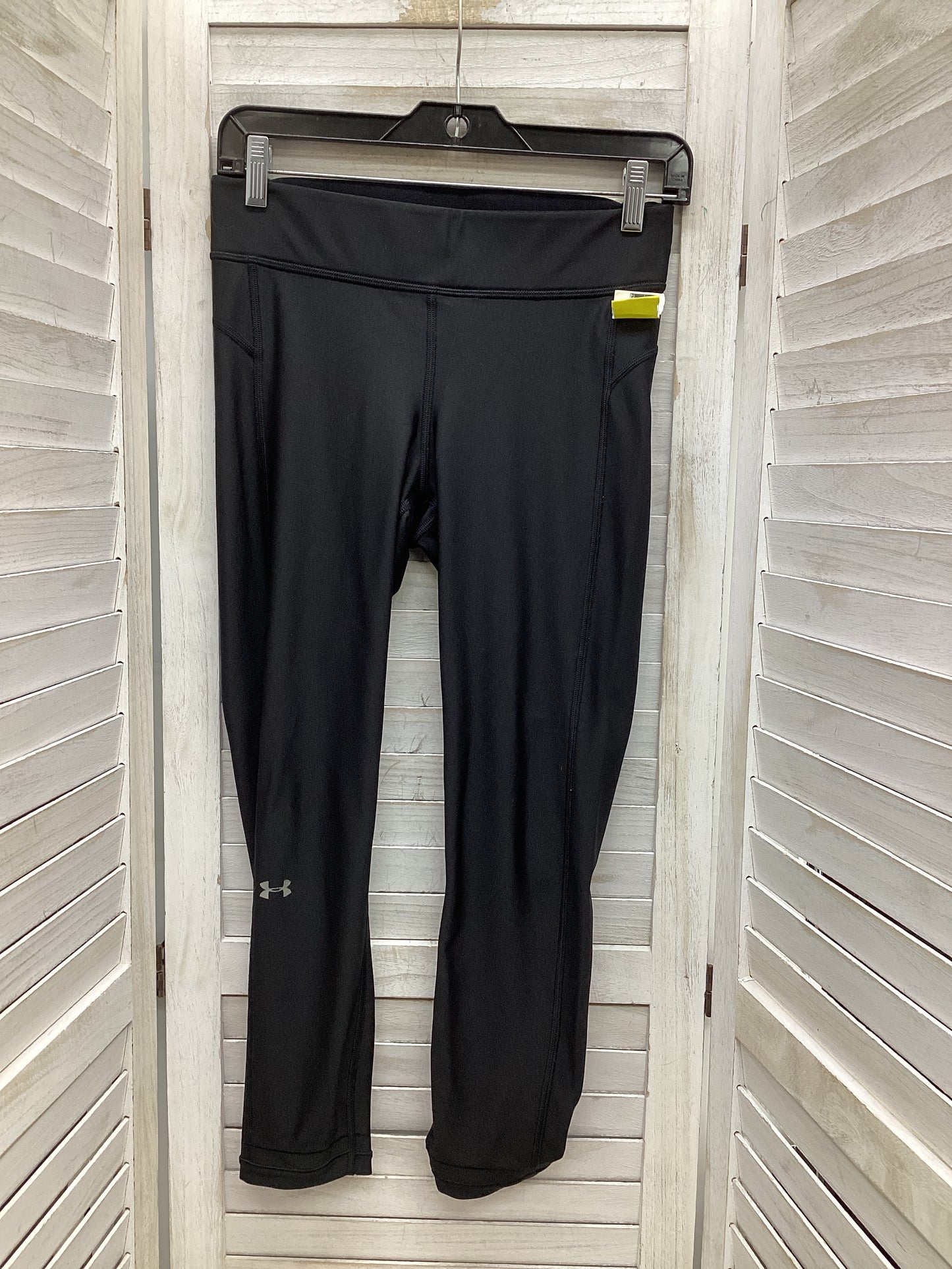 Athletic Leggings By Under Armour In Black, Size: M